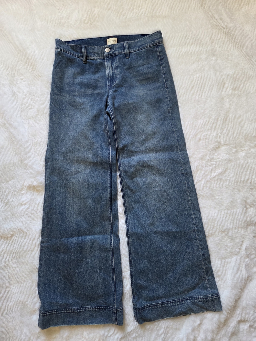 Alice + Olivia Jens Sz 29 Low-Rise Wide-Leg